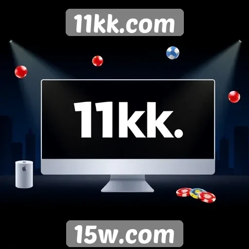 Interface do usuário do site 11kk.com em foco